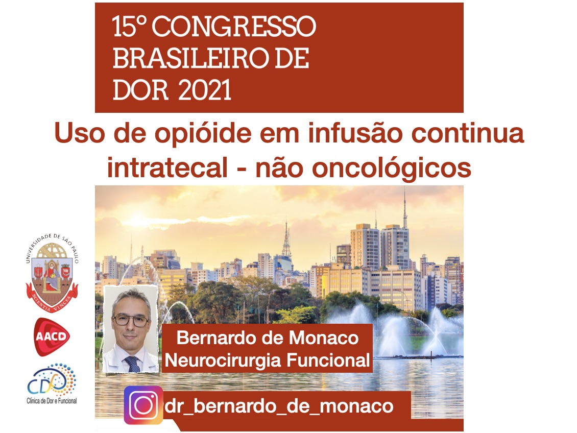 Dr. Monaco - Congresso Brasileiro de Dor - 2021