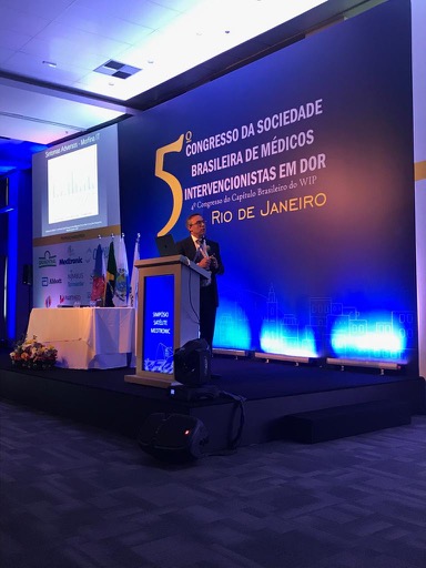 Dr. Bernardo de Monaco em palestra no 5o Congresso da SOBRAMID - Rio de Janeiro - 2019